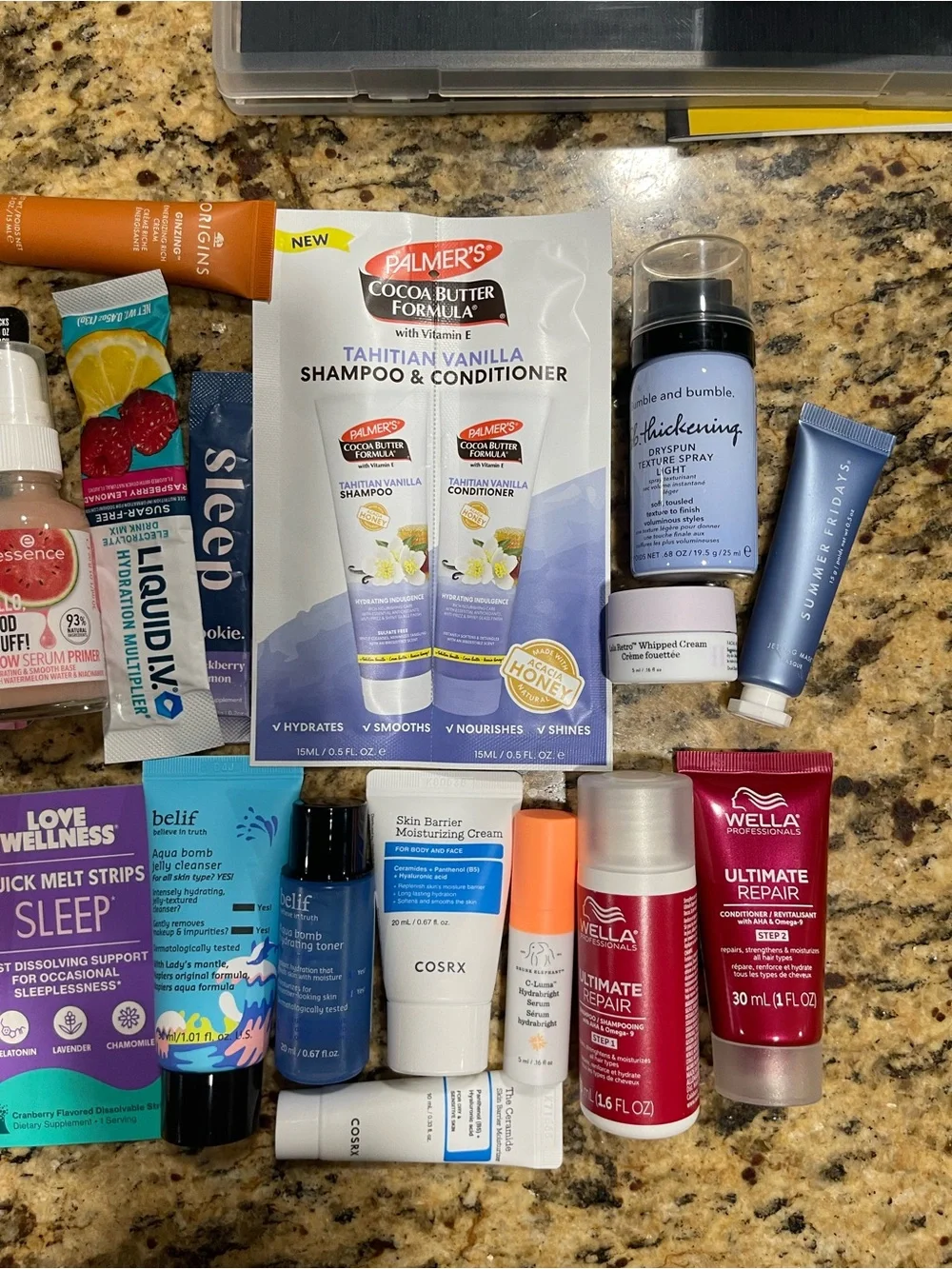 SKIN , HAIR , WELLNESS SAMPLE CARE